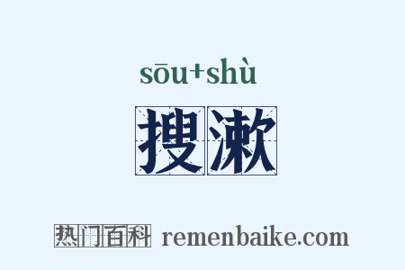 搜漱是什么意思的图片